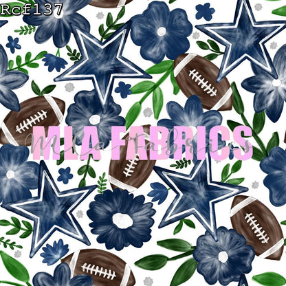 Floral Football Teams (Multiple Options)