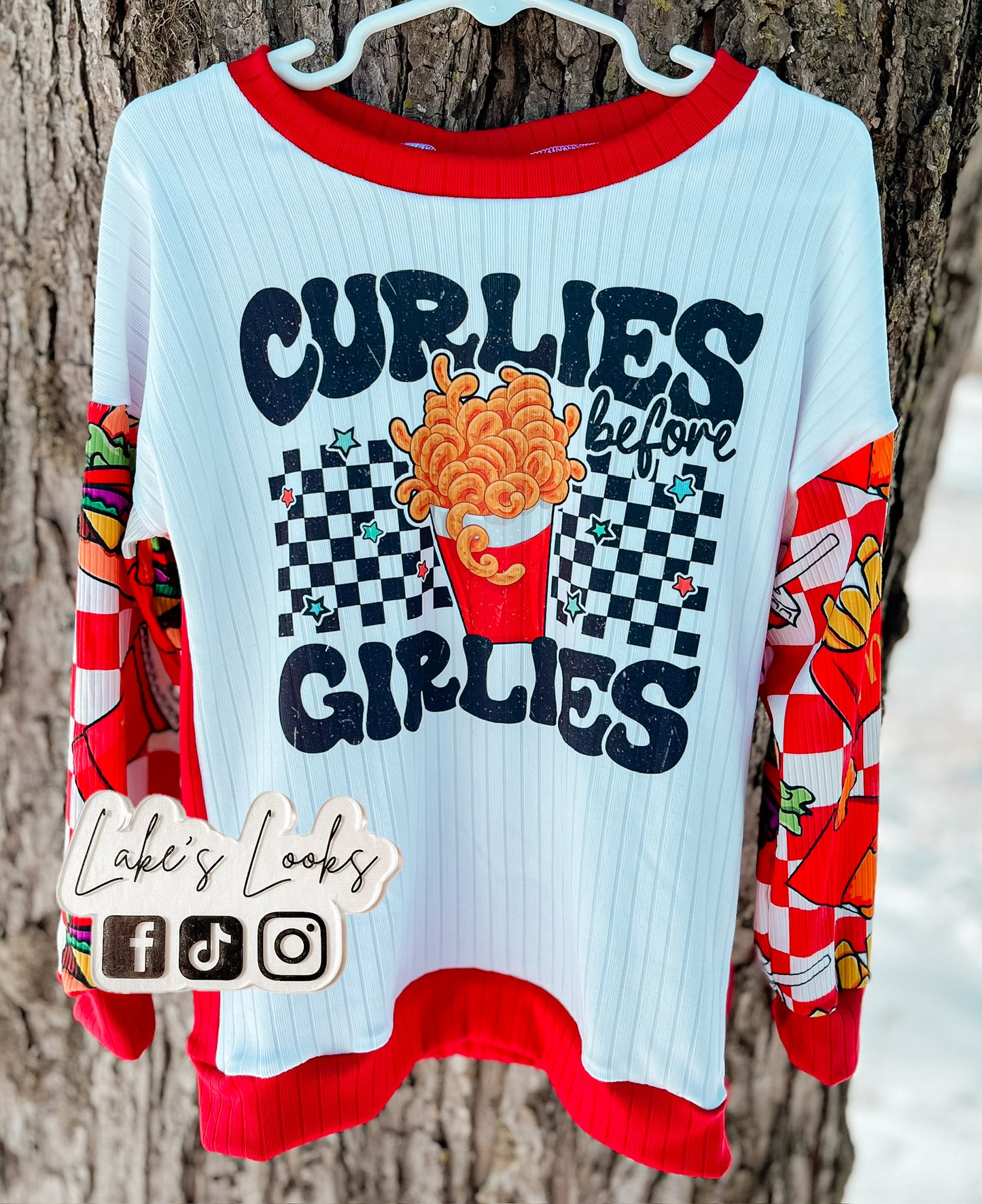 RTS (4T/5T) Curlies Before Girlies