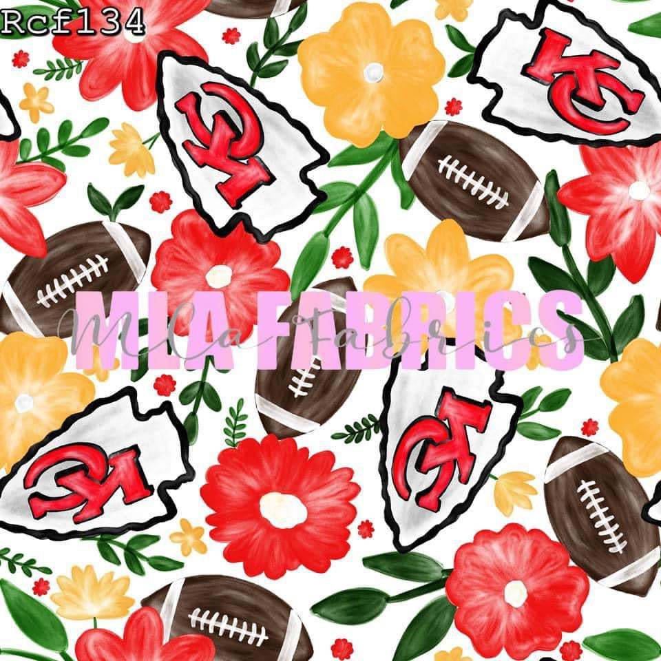 Floral Football Teams (Multiple Options)