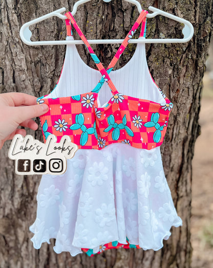 RTS (3T) Summer Balloon Dog Brielle (Runs Snug)